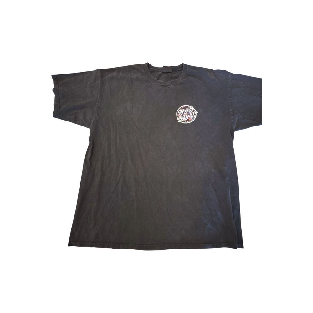 SANTA CRUZ SKATEBOARDS Y2K NHS Inc. Japanese Katakana Dot Logo Graphic Tee